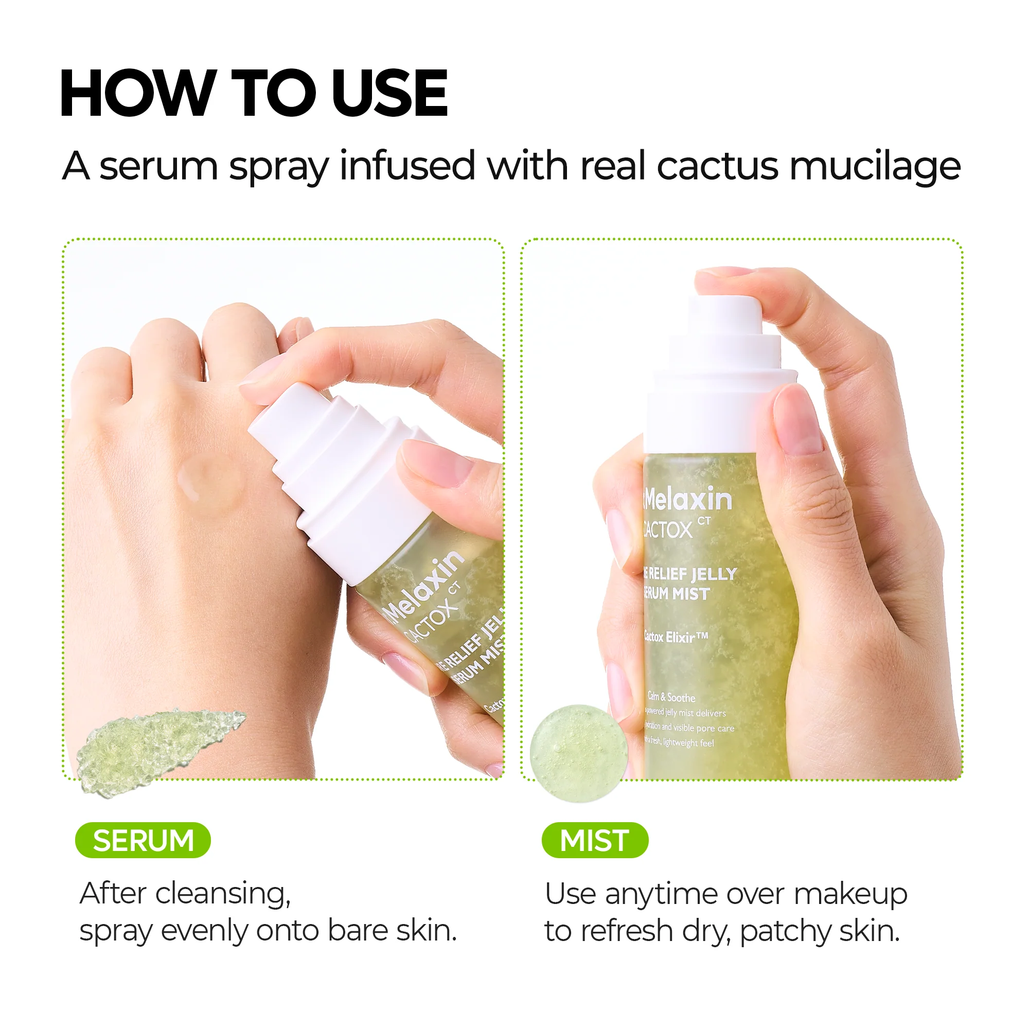 CACTOX Pore Relief Jelly Serum Mist - Image 7