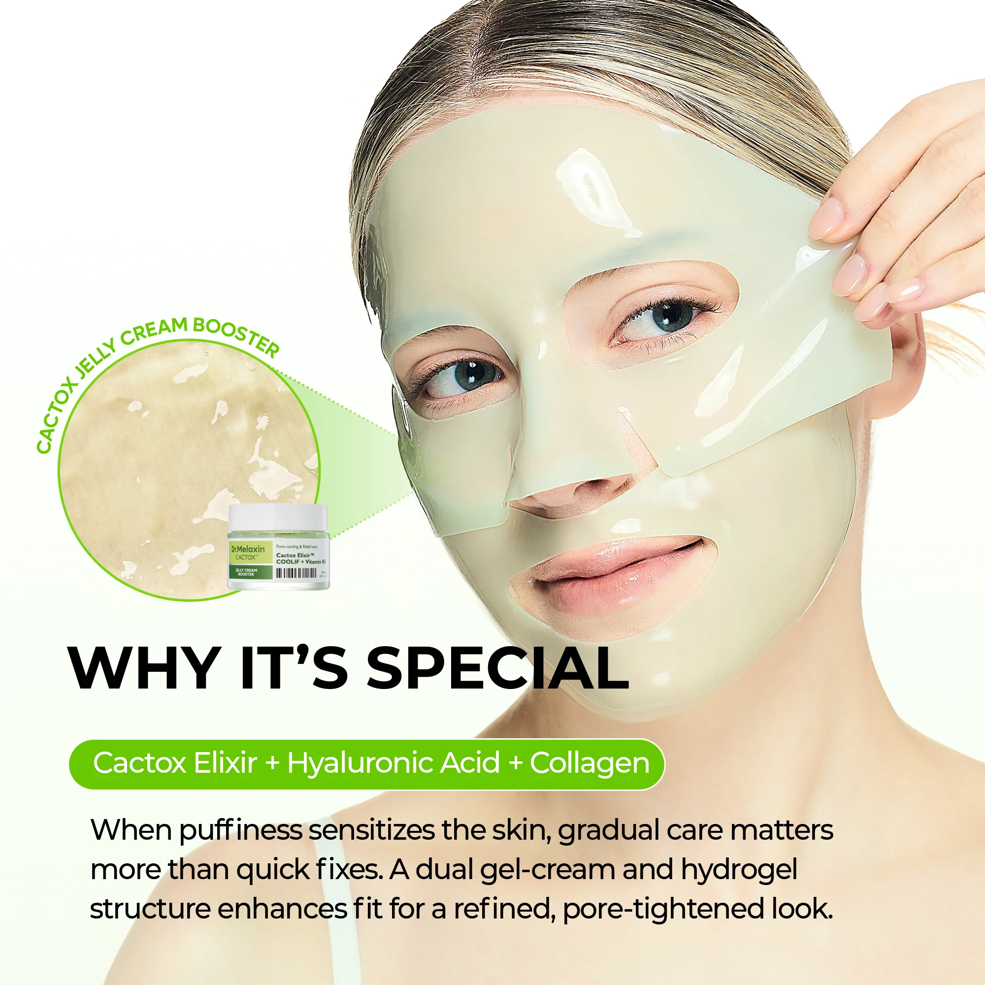 CACTOX De-Puffing Pore Tox Gel Mask 4EA - Image 6