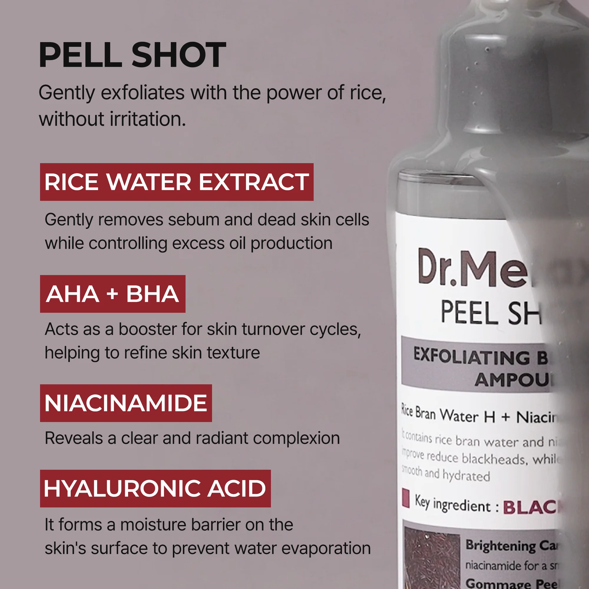 Peel Shot Glow Black Rice Ampoule - Image 7