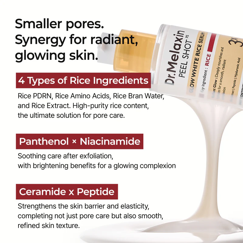 Peel Shot Glow Rice PDRN Serum - Image 3