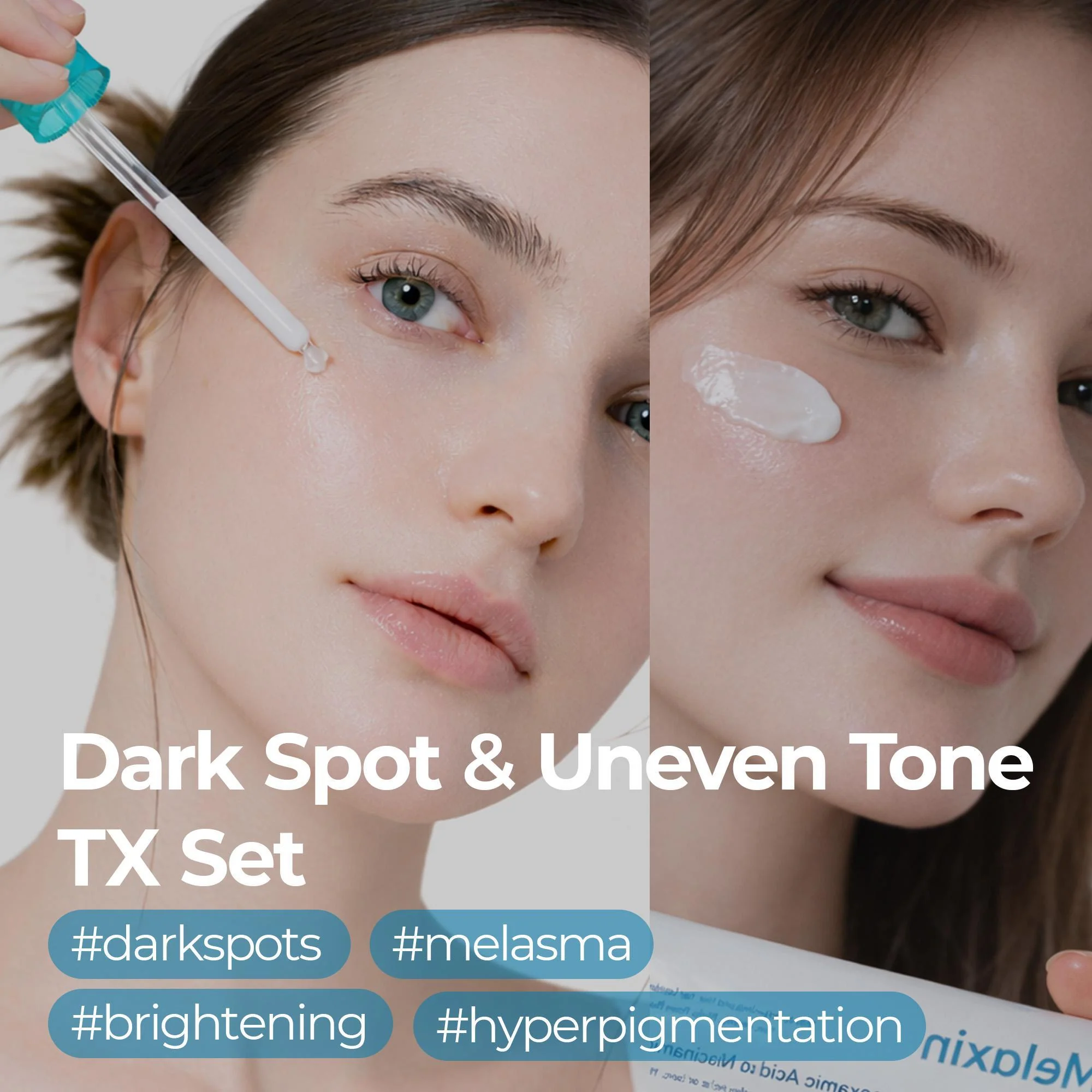 TX Exfoliating & Tone-Smoothing Duo – Serum 80ml + Cream 50ml - Image 2